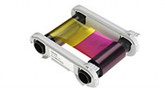 Полноцветная лента (YMCKO) на 500 оттисков с чистящим роликом; для принтера Advent SOLID 700 в Грозном