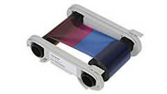 Полноцветная лента YMCKK на 500 оттисков с двумя панелями черного для двусторонней печати в Грозном